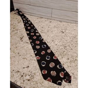 Vintage 1990s Courrèges Homme Silk Tie – Designer Polka Dot Mod Style
